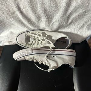 Converse white shoes